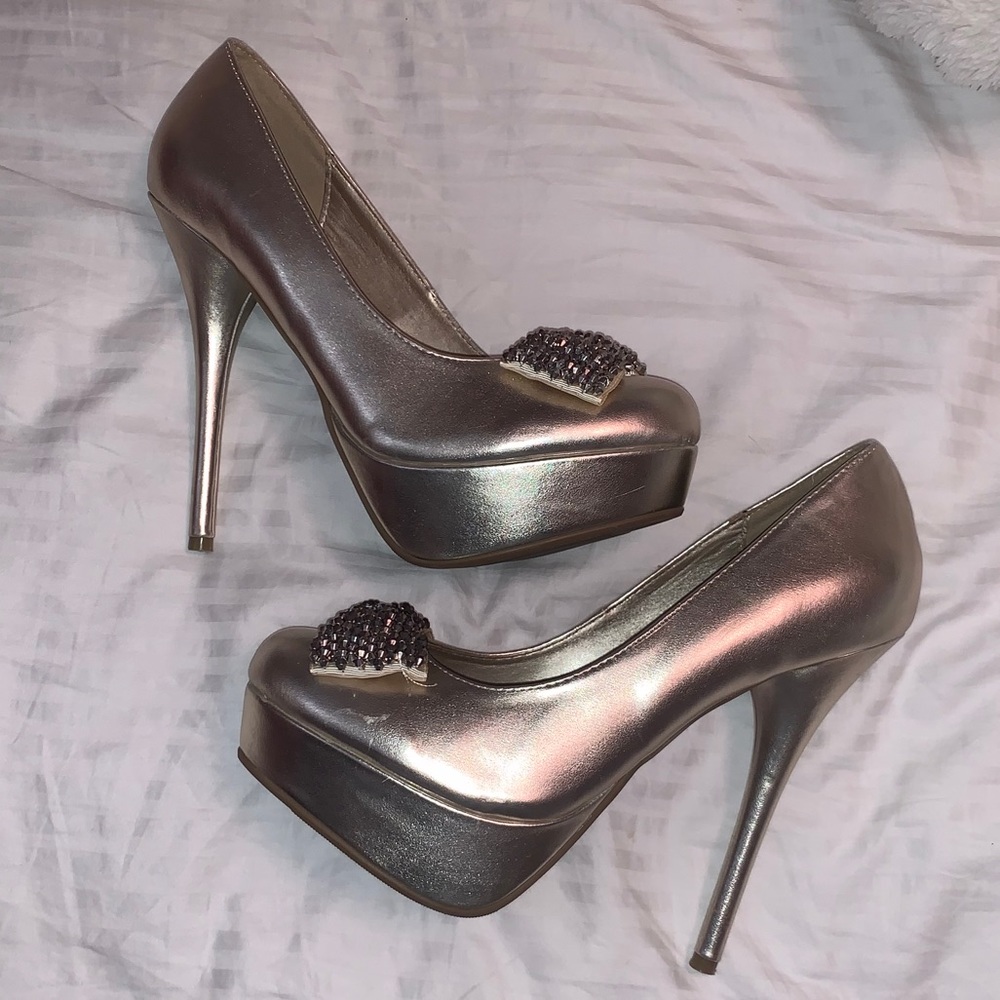 Shï Gold Bling High Heels